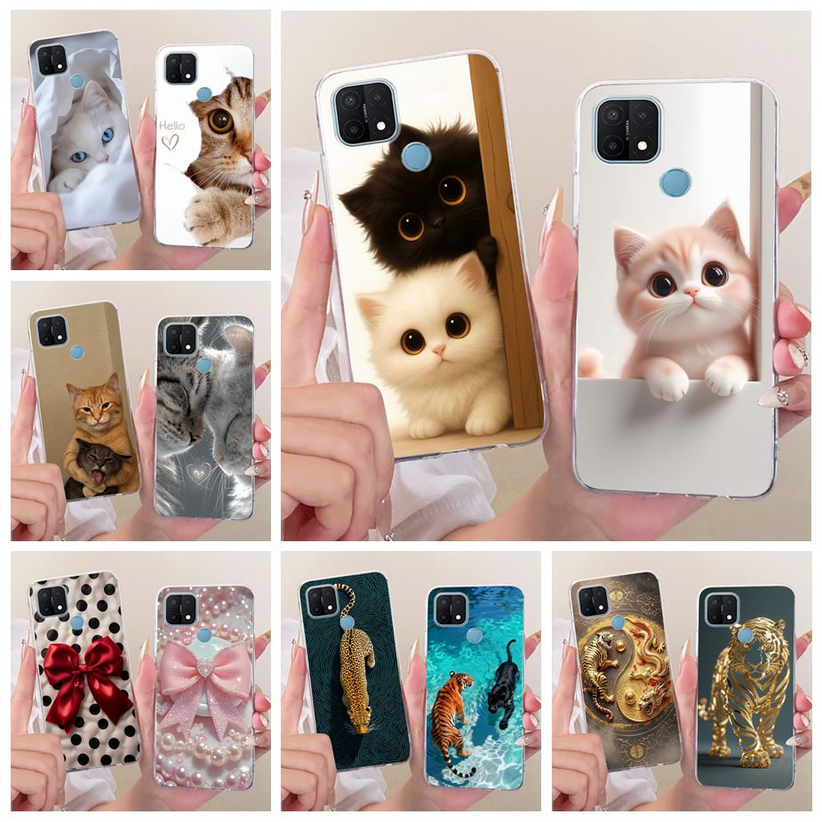 Luxury Bags News - เคสโทรศัพท์ Oppo A15 A15s ลายแมวน่ารัก ดีไซน์หรูหรา