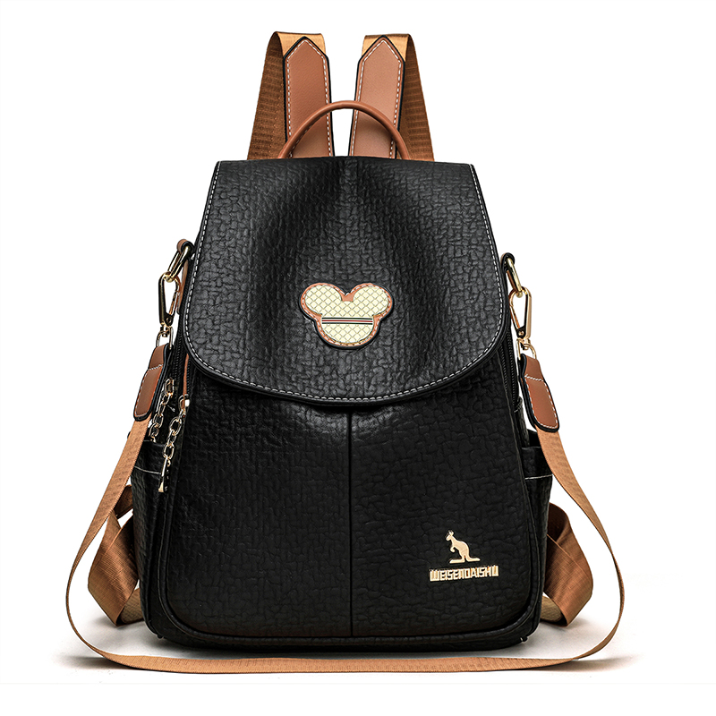 Luxury Bags For Travel - กระเป๋าเป้เดินทางสุดหรู 2026 กระเป๋าแฟชั่นสำหรับโรงเรียน มีหลายช่องใส่ของ หนังแท้ แบรนด์ผู้หญิง