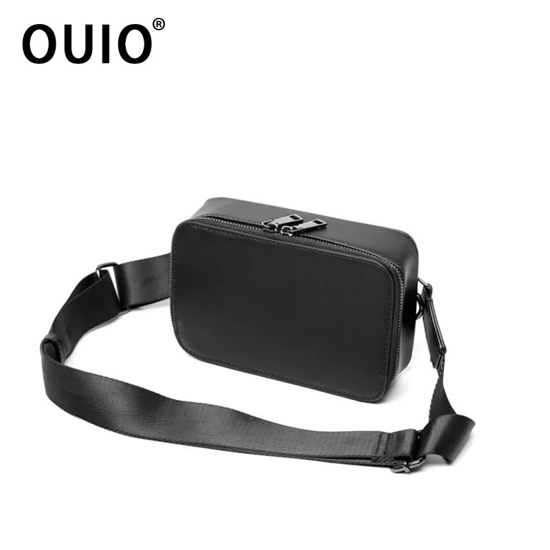 Luxury Bags - กระเป๋าโทรศัพท์อเนกประสงค์ OUIO ดีไซน์มินิมอล หนัง PU ลาย