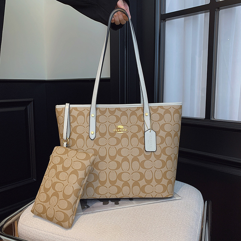 Luxury Bags Louis Vuitton - กระเป๋าผู้หญิง 2026 กระเป๋าโท้ทพิมพ์ลายคุณภาพสูงใหม่ กระเป๋าสะพายไหล่สไตล์วินเทจหรูหราเบาๆ กระเป๋าถือทันสมัยและสง่างาม