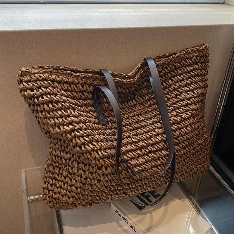 Luxury Bags For Women Sale - PU Luxury Designกระเป๋าสะพายทอผ้าเย็บกระเป๋าแฟชั่นสุภาพสตรีลดราคา 2025 แฟชั่นกระเป๋าสะพายไหล่ความจุขนาดใหญ่