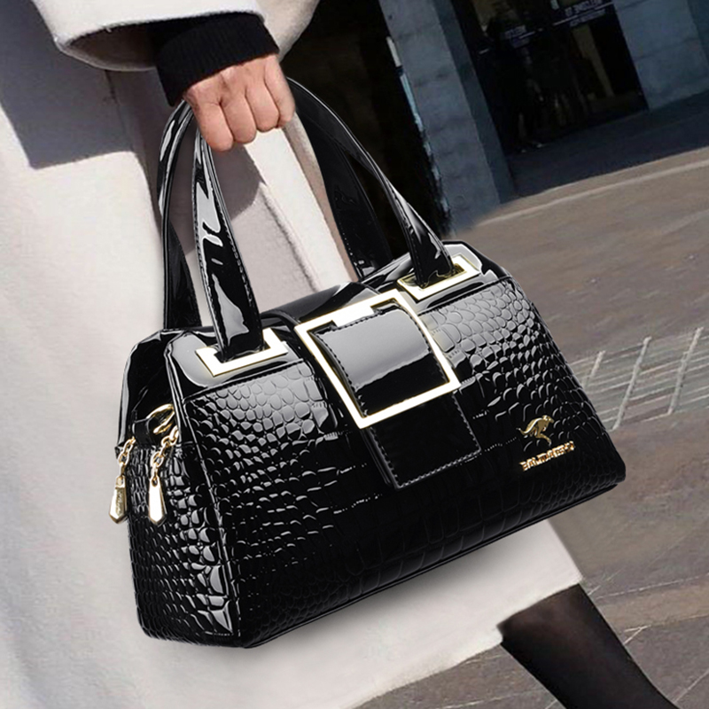 Luxury Bags Louis Vuitton - กระเป๋าสะพายข้างแบรนด์ดีไซเนอร์สุดหรูสำหรับผู้หญิง รุ่นใหม่ปี 2026 ลายหนังจระเข้ กระเป๋าสะพายไหล่ กระเป๋าถือแบบลำลอง
