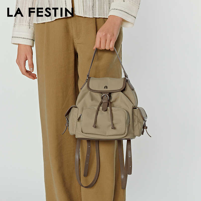 Luxury Bags For Travel - LA FESTIN กระเป๋าเป้สะพายหลังแบบดั้งเดิมกระเป๋าใหม่สำหรับผู้หญิงกระเป๋าเป้สะพายหลังเดินทางกระเป๋าความจุขนาดใหญ่กระเป๋าดีไซน์หรูกระเป๋าลำลองกระเป๋านักเรียน