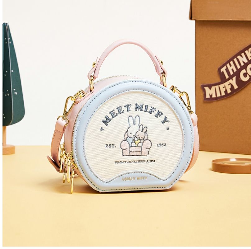 Luxury Bags In Japan - กระเป๋าผู้หญิงลายมิฟฟี่ สไตล์ใหม่ ให้ความรู้สึกหรูหรา ฤดูร้อน ดีไซน์เก๋ ทรงกลมเล็ก