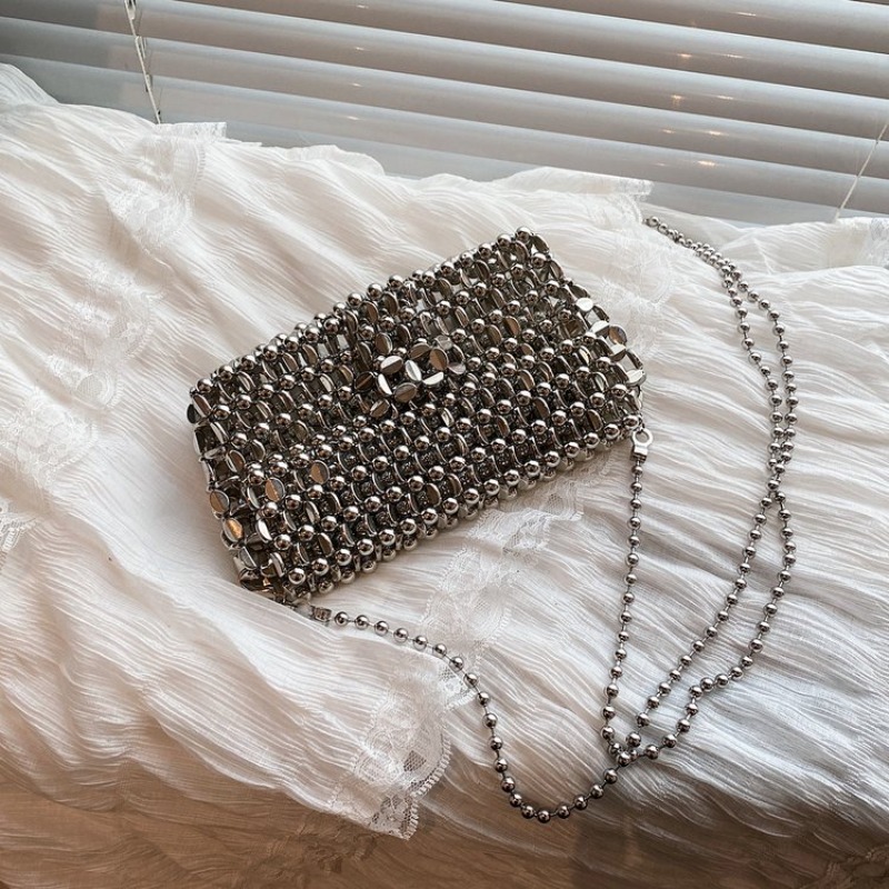 Luxury Bags For Women Sale - กระเป๋าคลัทช์สีพื้นเรียบหรู ดีไซน์โปร่ง ดูมีระดับ ขายดีปี 2025 กระเป๋าสะพายไหล่แฟชั่นอเนกประสงค์สำหรับสุภาพสตรี