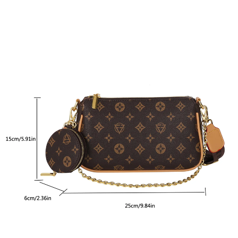 กระเป๋าสะพายไหล่พิมพ์ลายดอกไม้ - Luxury Bags Louis Vuitton บทวิจารณ์และราคา