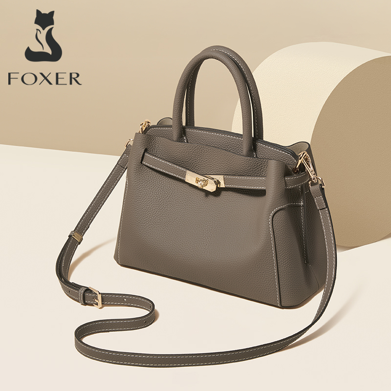 FOXER กระเป๋าถือสตรีหนังแท้กระ - Luxury Bags For Women Sale บทวิจารณ์และราคา