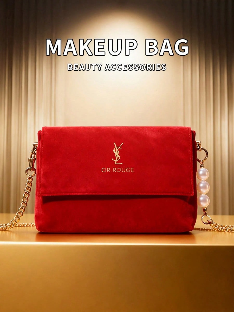 กระเป๋าเครื่องสำอาง YSL Red Ve - Luxury Bags For Travel บทวิจารณ์และราคา