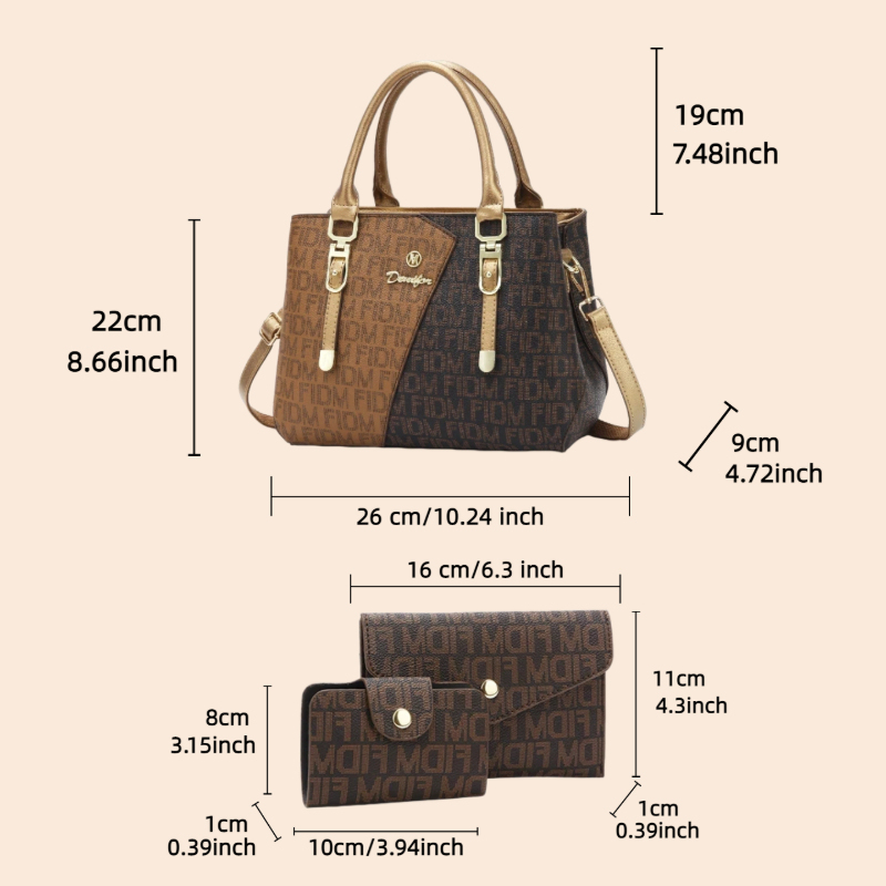 ชุดกระเป๋าผู้หญิง 3 ชิ้น, กระเ - Luxury Bags For Travel บทวิจารณ์และราคา