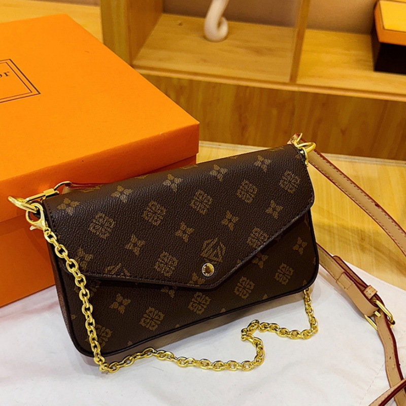 กระเป๋าสะพายข้างพิมพ์ลายบล็อกส - Luxury Bags Louis Vuitton บทวิจารณ์และราคา