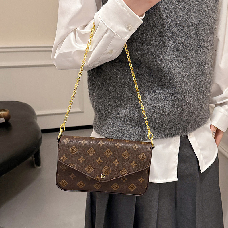 กระเป๋าสะพายข้างพิมพ์ลายบล็อกส - Luxury Bags Louis Vuitton บทวิจารณ์และราคา