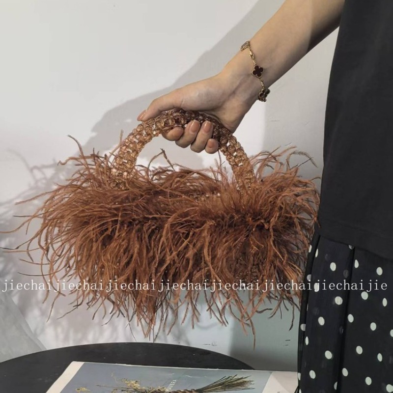กระเป๋าถือผู้หญิงดีไซน์ขนนกใหม - Luxury Bags In China Wholesale บทวิจารณ์และราคา