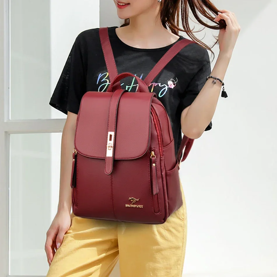 กระเป๋าเป้สะพายหลังหนังผู้หญิง - Luxury Bags For Travel บทวิจารณ์และราคา