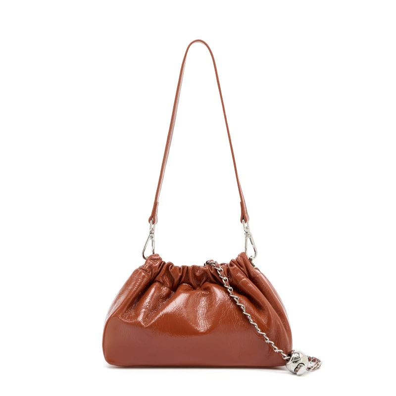 กระเป๋าสะพายข้างทรงกลมสีทองขนา - Luxury Bags For Women Sale บทวิจารณ์และราคา