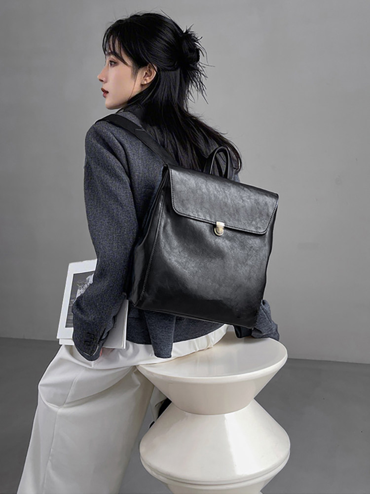 กระเป๋าเป้สะพายหลังหนังแท้แบรน - Luxury Bags With Zipper บทวิจารณ์และราคา