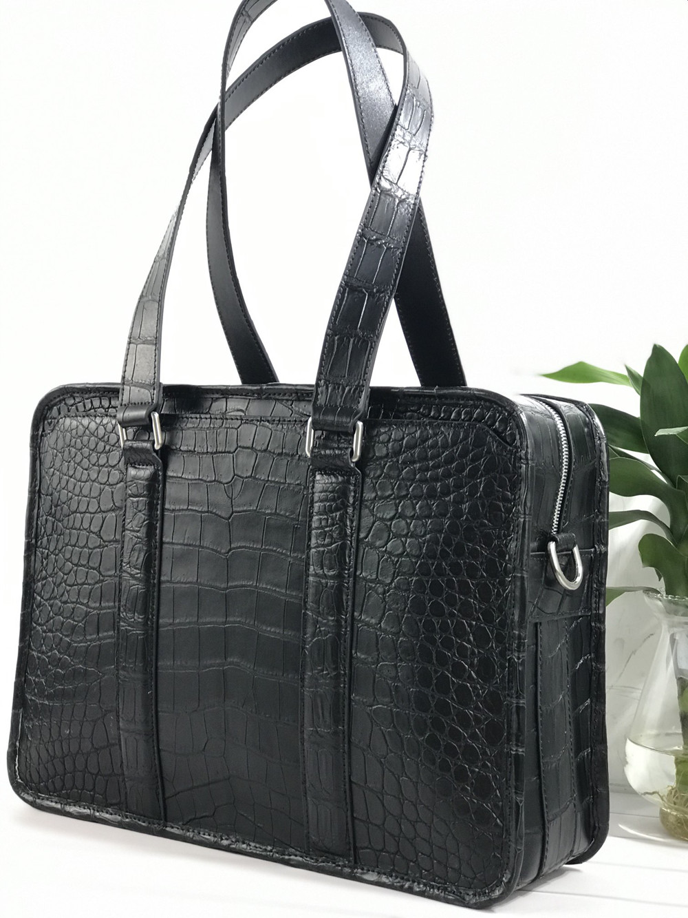 กระเป๋าแล็ปท็อปหนังจระเข้ใหม่  - Luxury Bags For Men Brands บทวิจารณ์และราคา
