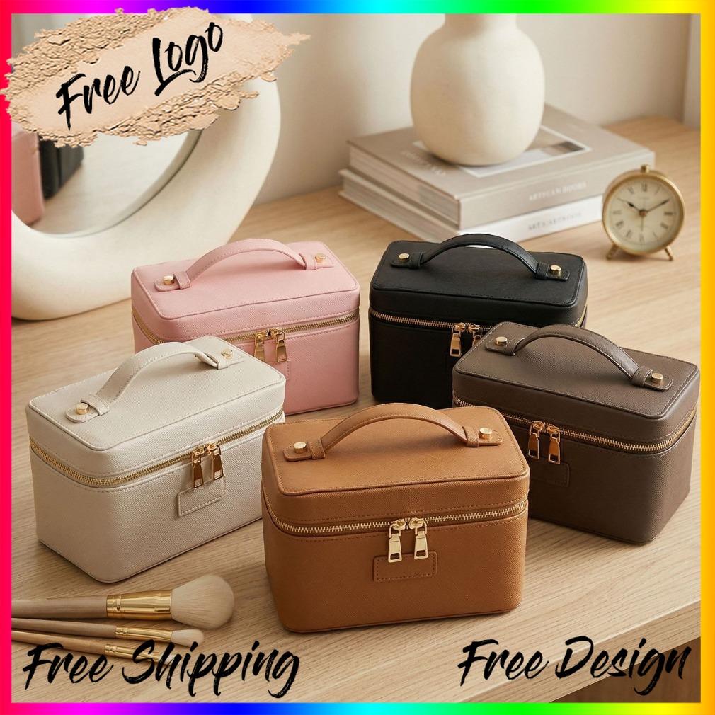 กระเป๋าเครื่องสำอางหนังลายหนัง - Luxury Bags For Travel บทวิจารณ์และราคา